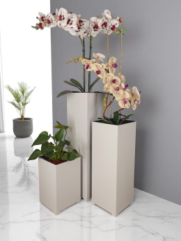 Kwietnik, kolumna, pełna, Loft, szerokość 19 cm