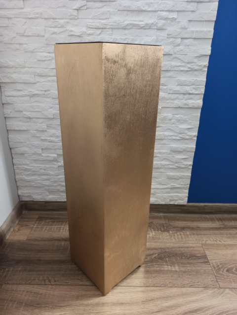 Kwietnik, kolumna, pełna ZŁOTA, Loft, szerokość 19 cm Kwietnik, kolumna, pełna ZŁOTA, Loft, szerokość 19 cm