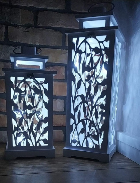 Lampion, latarnia ażurowa, uchwyt metalowy Lampion, latarnia ażurowa, uchwyt metalowy